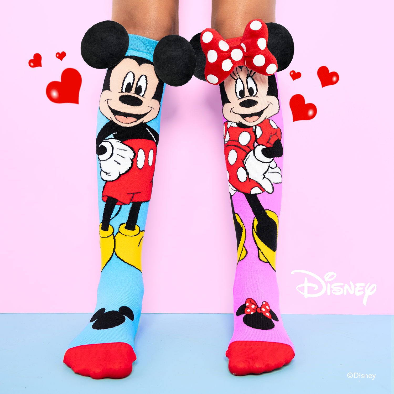 Girls' Leggings - Valentine Mickey & Minnie - Rainbow Rules